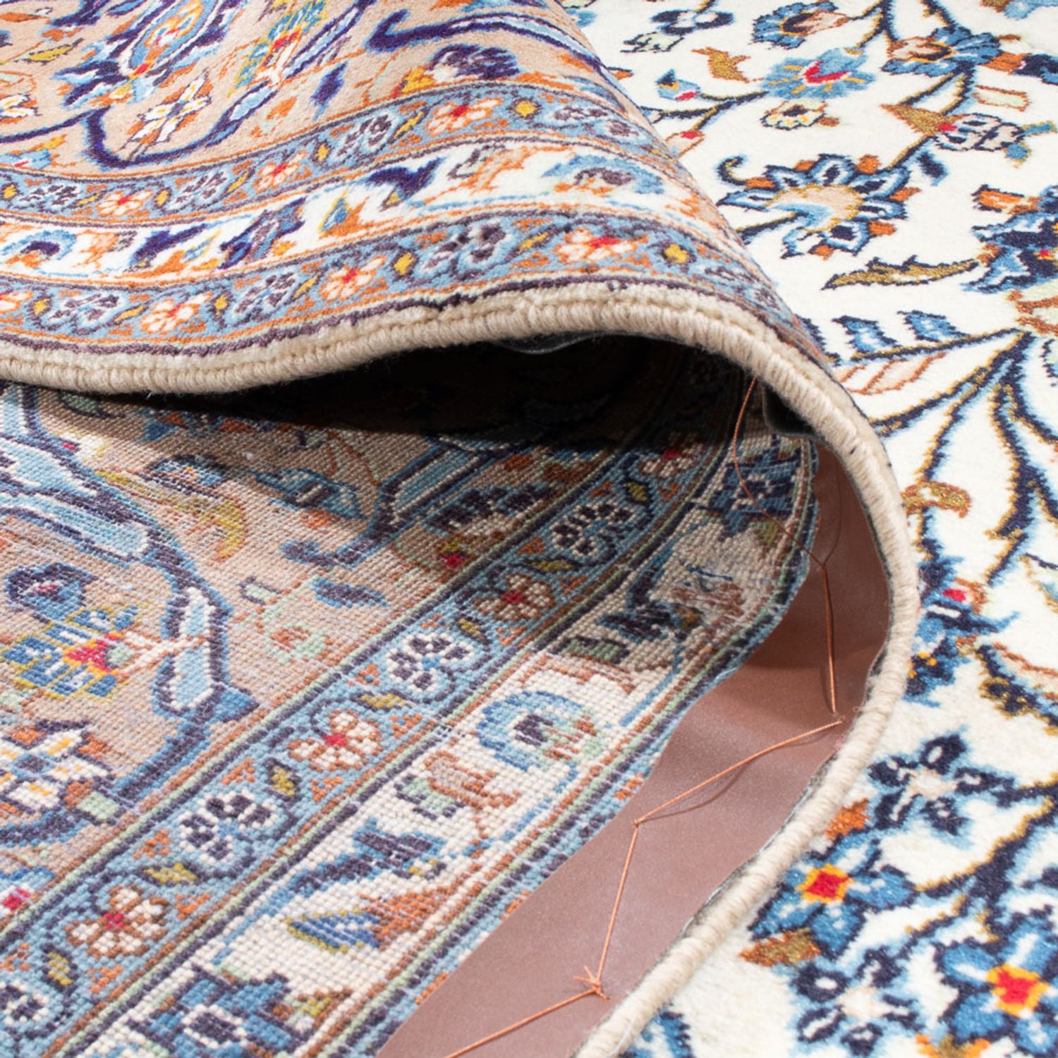 Tappeto Persero - Keshan - 405 x 302 cm - beige scuro
