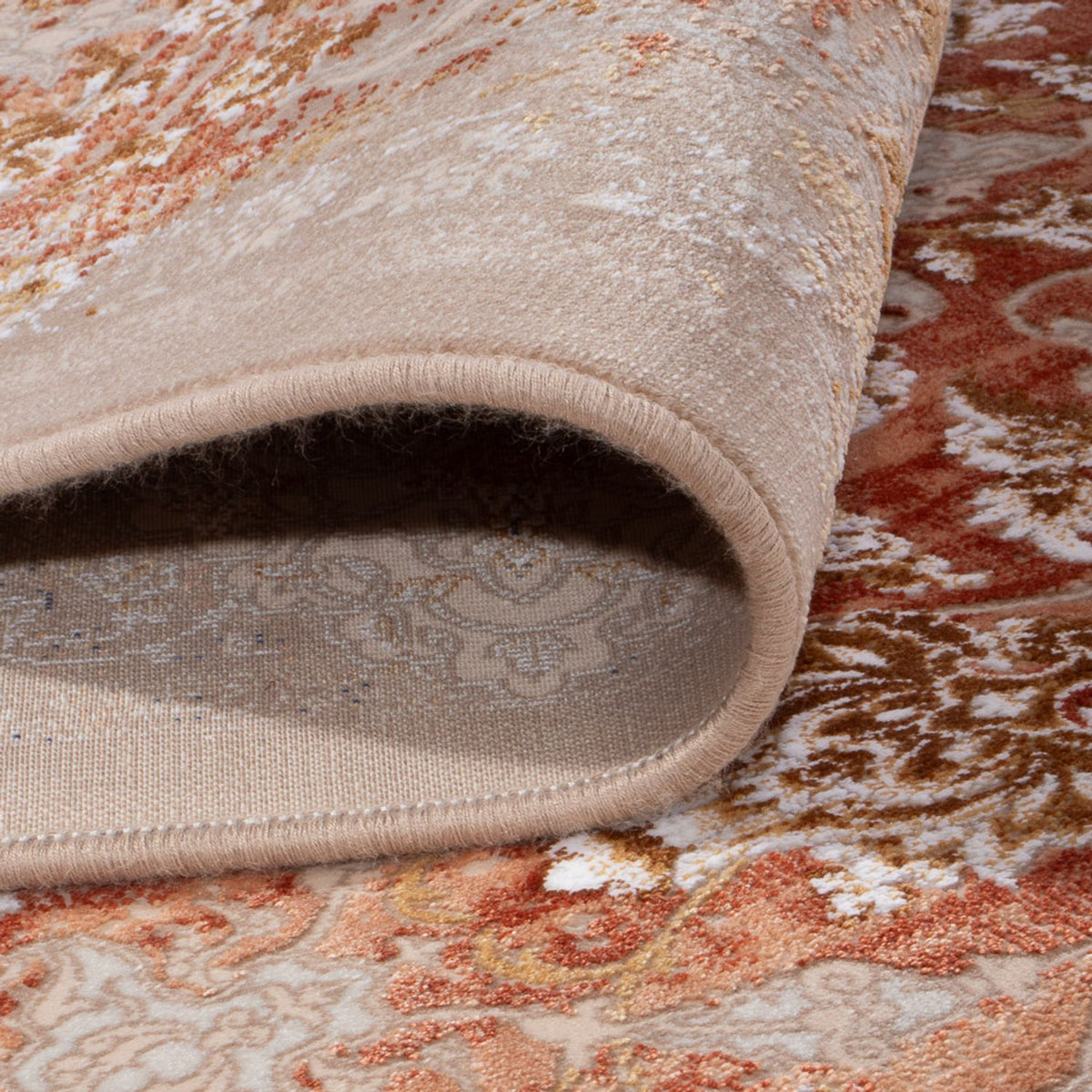 Tappeto Orientale Tessuto - 350 x 250 cm - beige scuro