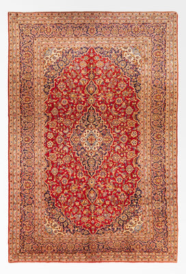 Tappeto Persero - Keshan - 368 x 246 cm - rosso