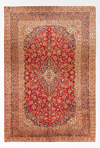 Tappeto Persero - Keshan - 368 x 246 cm - rosso
