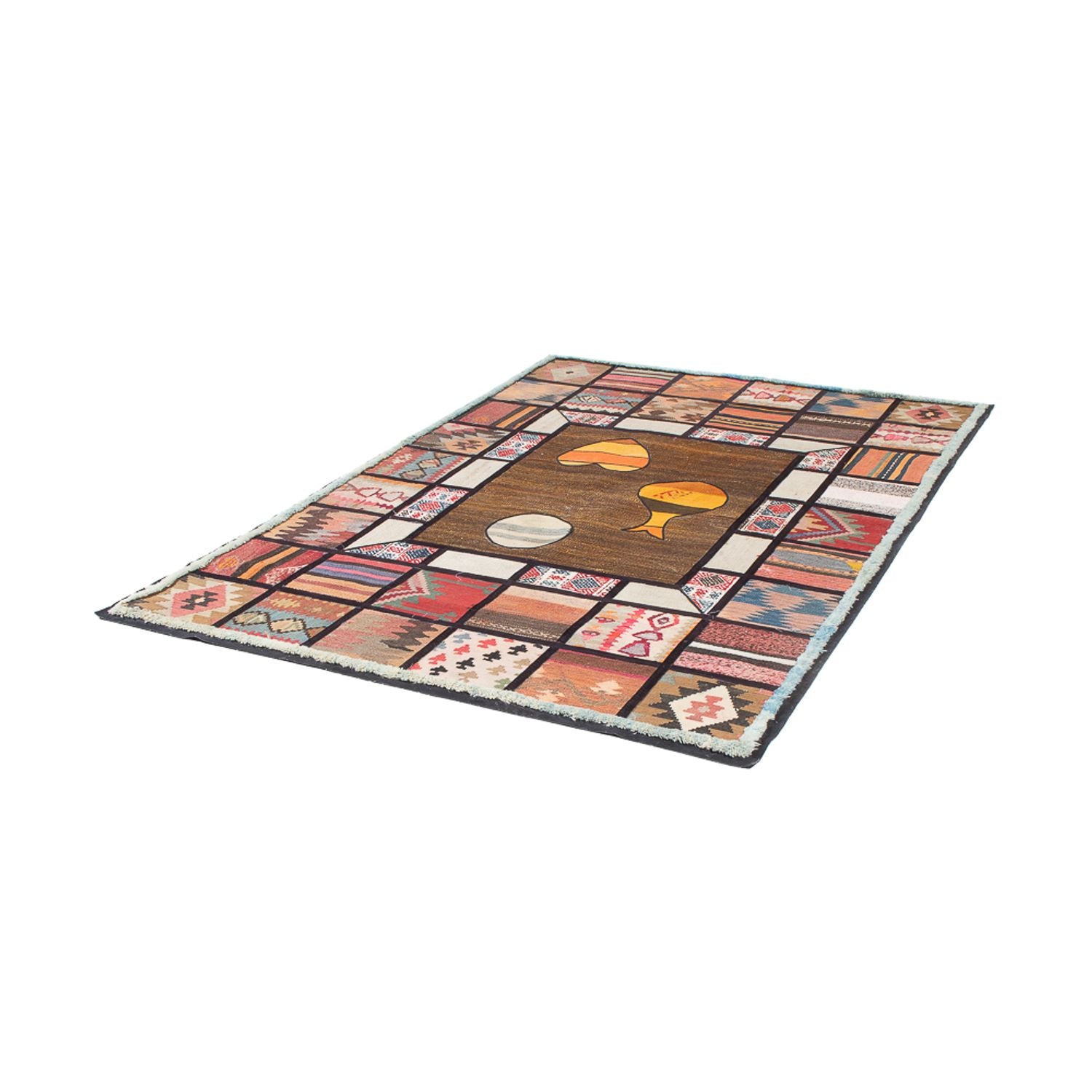 Tappeto Patchwork - 200 x 135 cm - multicolore