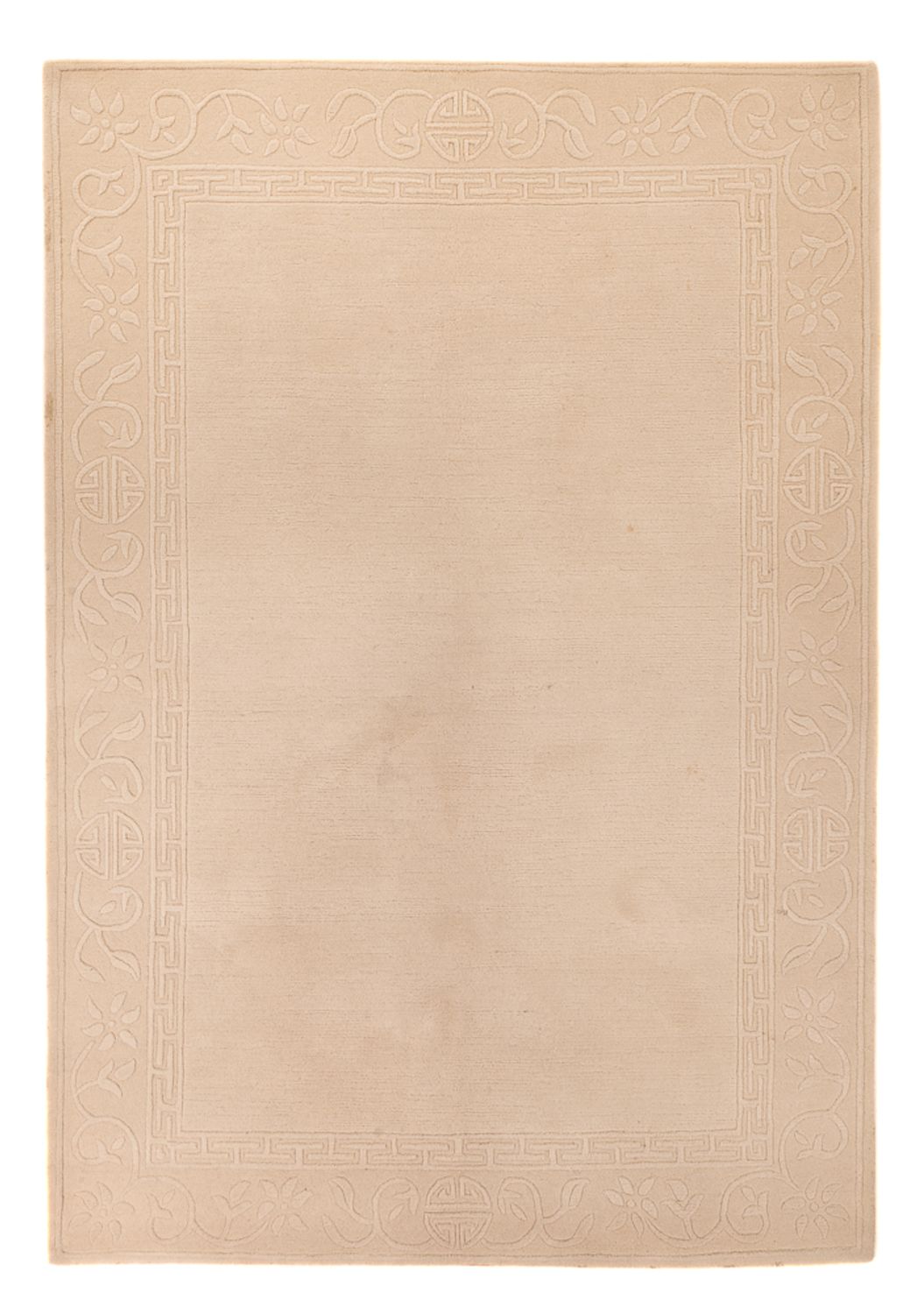 Tappeto di lana - 201 x 144 cm - beige