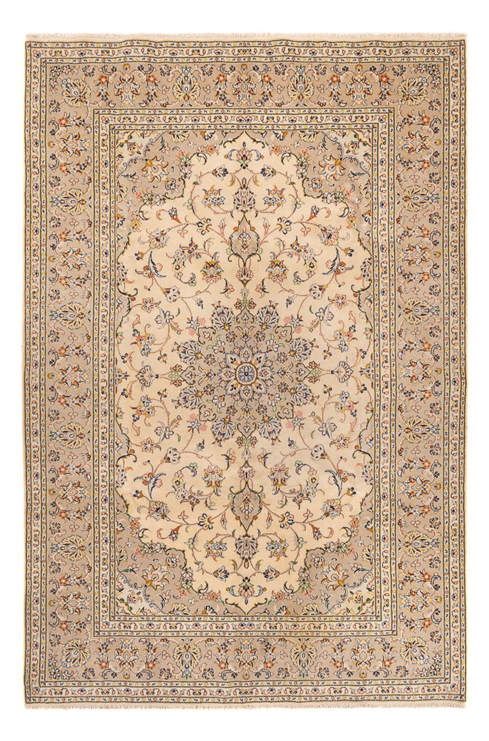 Tappeto Persero - Keshan - 295 x 194 cm - beige chiaro