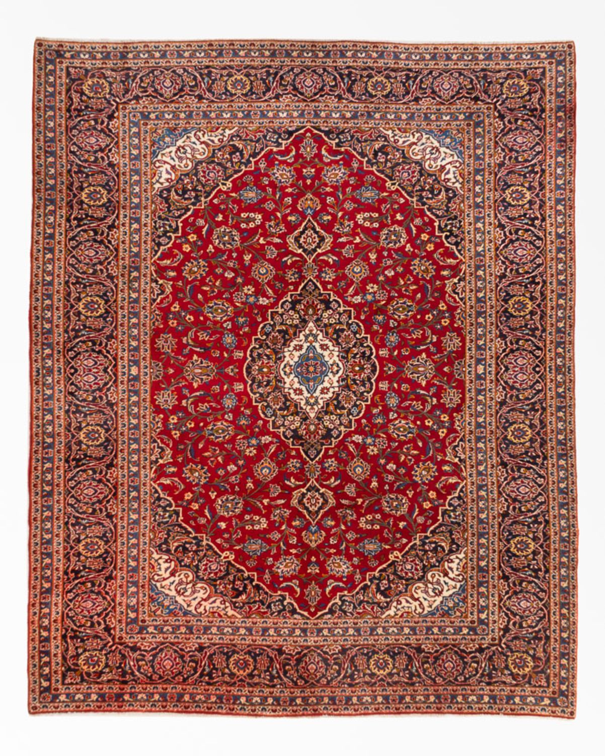 Tappeto Persero - Keshan - 335 x 260 cm - rosso