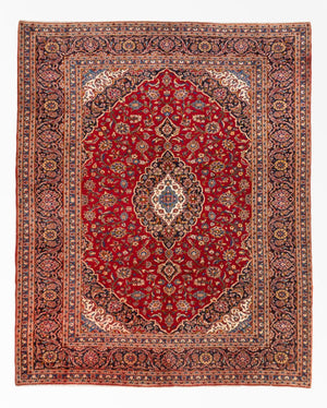 Tappeto Persero - Keshan - 335 x 260 cm - rosso