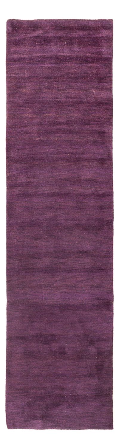 Tappeto corsia Tappeto Gabbeh - Indus - 300 x 80 cm - viola