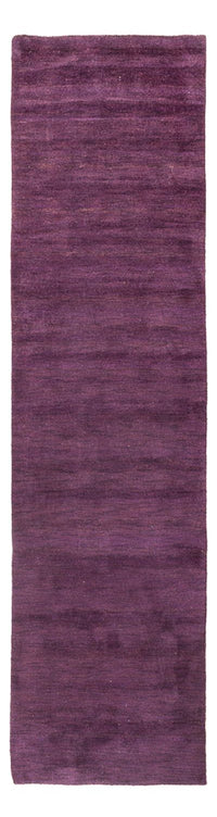 Tappeto corsia Tappeto Gabbeh - Indus - 300 x 80 cm - viola