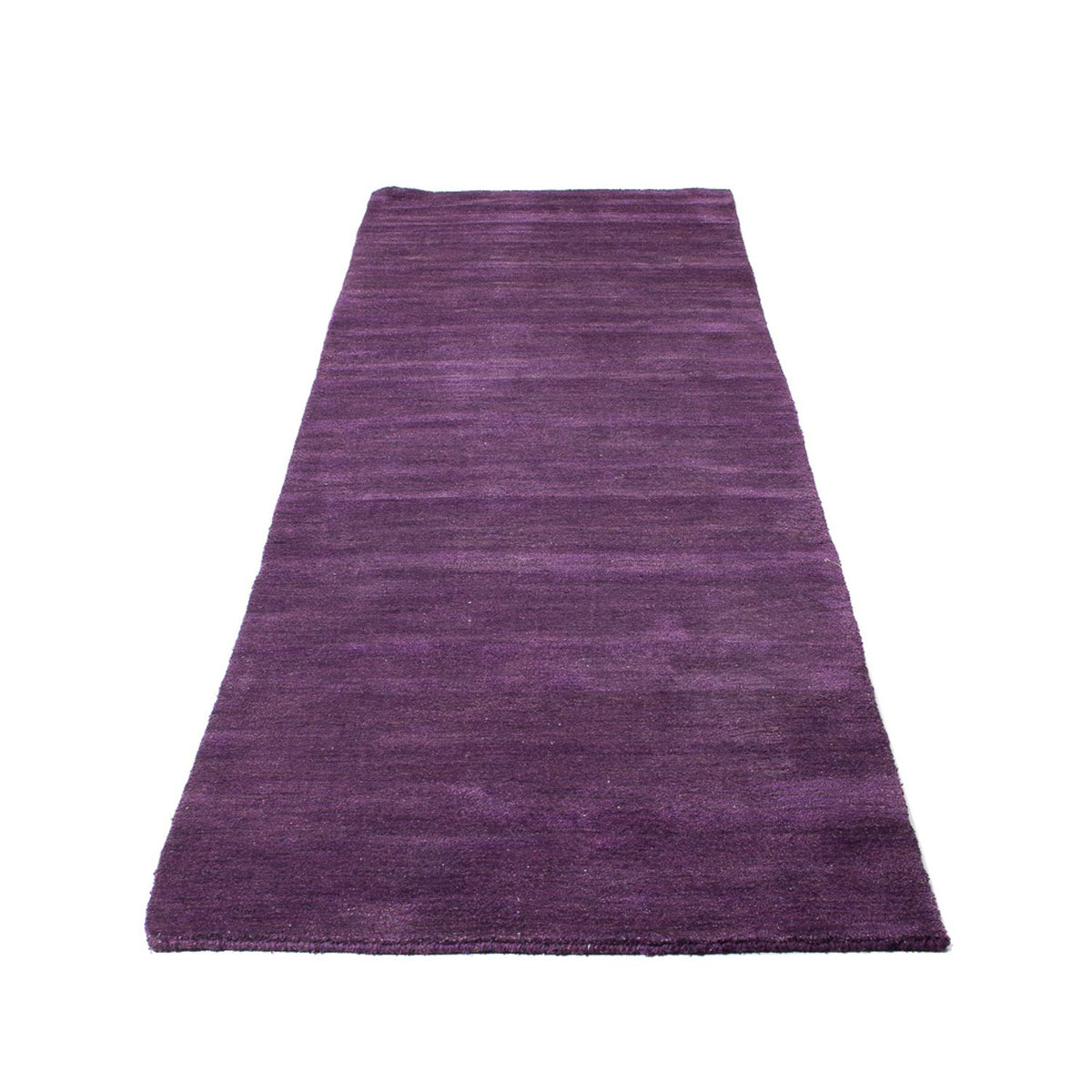 Tappeto corsia Tappeto Gabbeh - Indus - 300 x 80 cm - viola