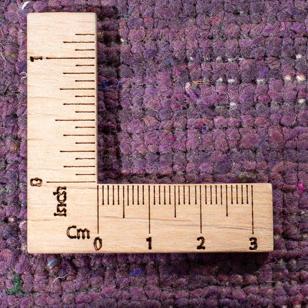 Tappeto corsia Tappeto Gabbeh - Indus - 300 x 80 cm - viola