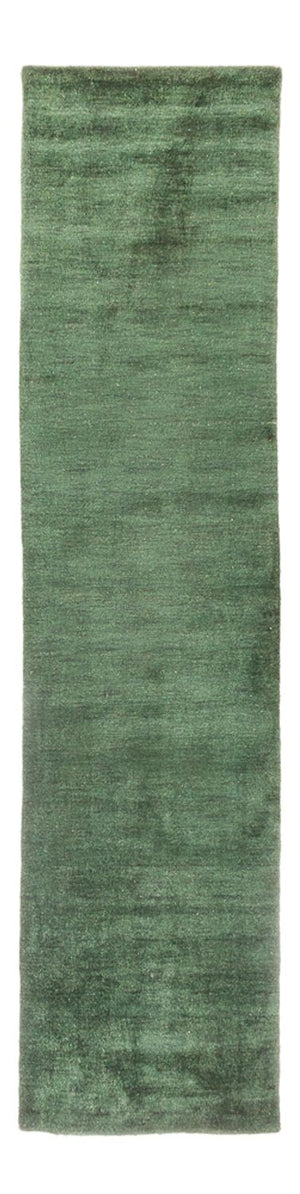 Tappeto corsia Tappeto Gabbeh - Indus - 300 x 80 cm - verde