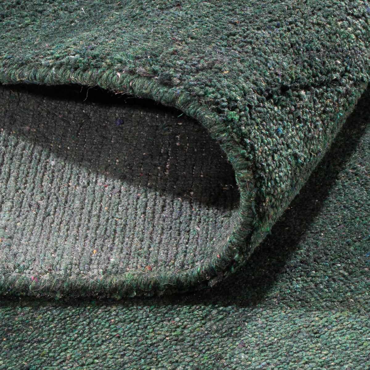 Tappeto corsia Tappeto Gabbeh - Indus - 300 x 80 cm - verde