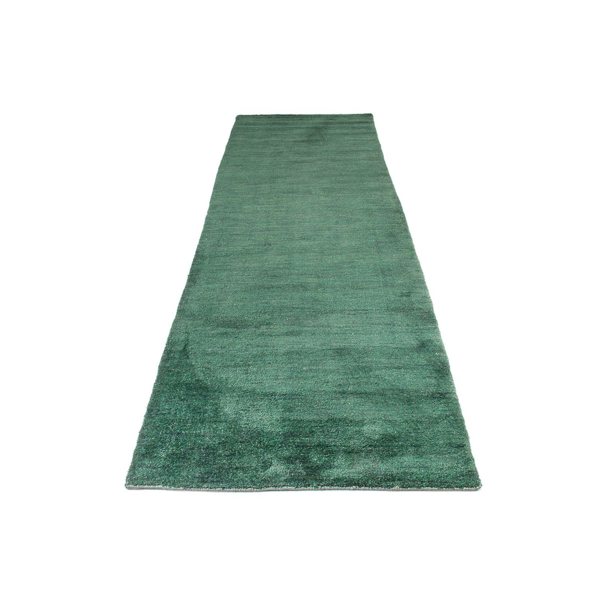 Tappeto corsia Tappeto Gabbeh - Indus - 300 x 80 cm - verde