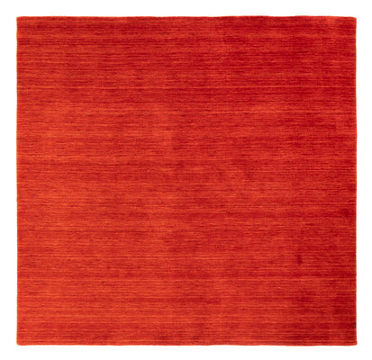 Tappeto Gabbeh - Loribaft Indus quadrato  - 200 x 200 cm - rosso