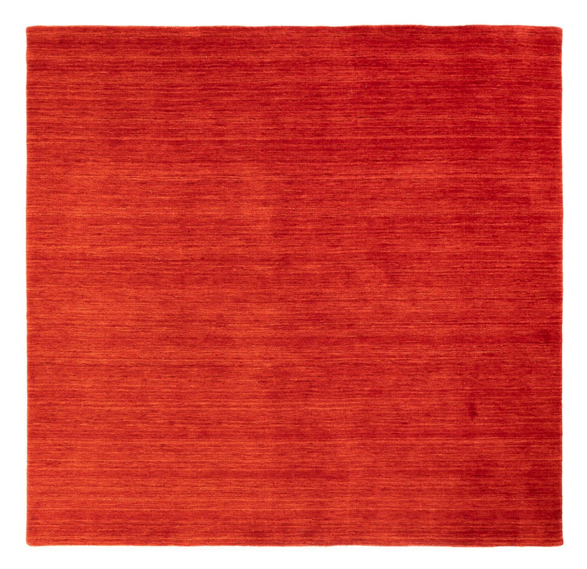 Tappeto Gabbeh - Loribaft Indus quadrato  - 200 x 200 cm - rosso