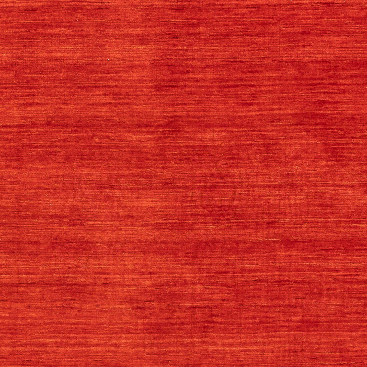 Tappeto Gabbeh - Loribaft Indus quadrato  - 200 x 200 cm - rosso