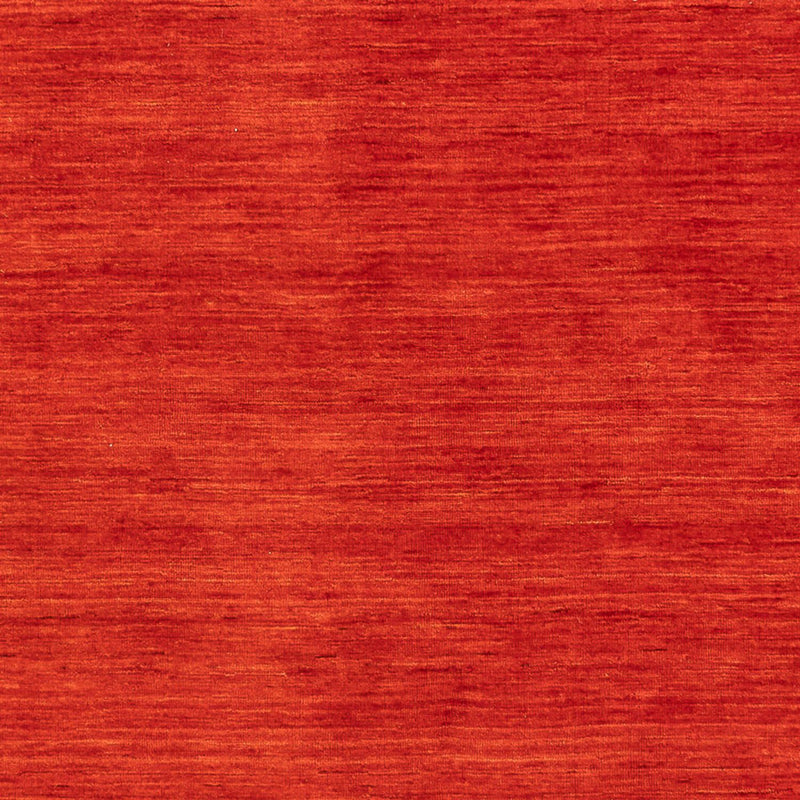 Tappeto Gabbeh - Loribaft Indus quadrato  - 200 x 200 cm - rosso