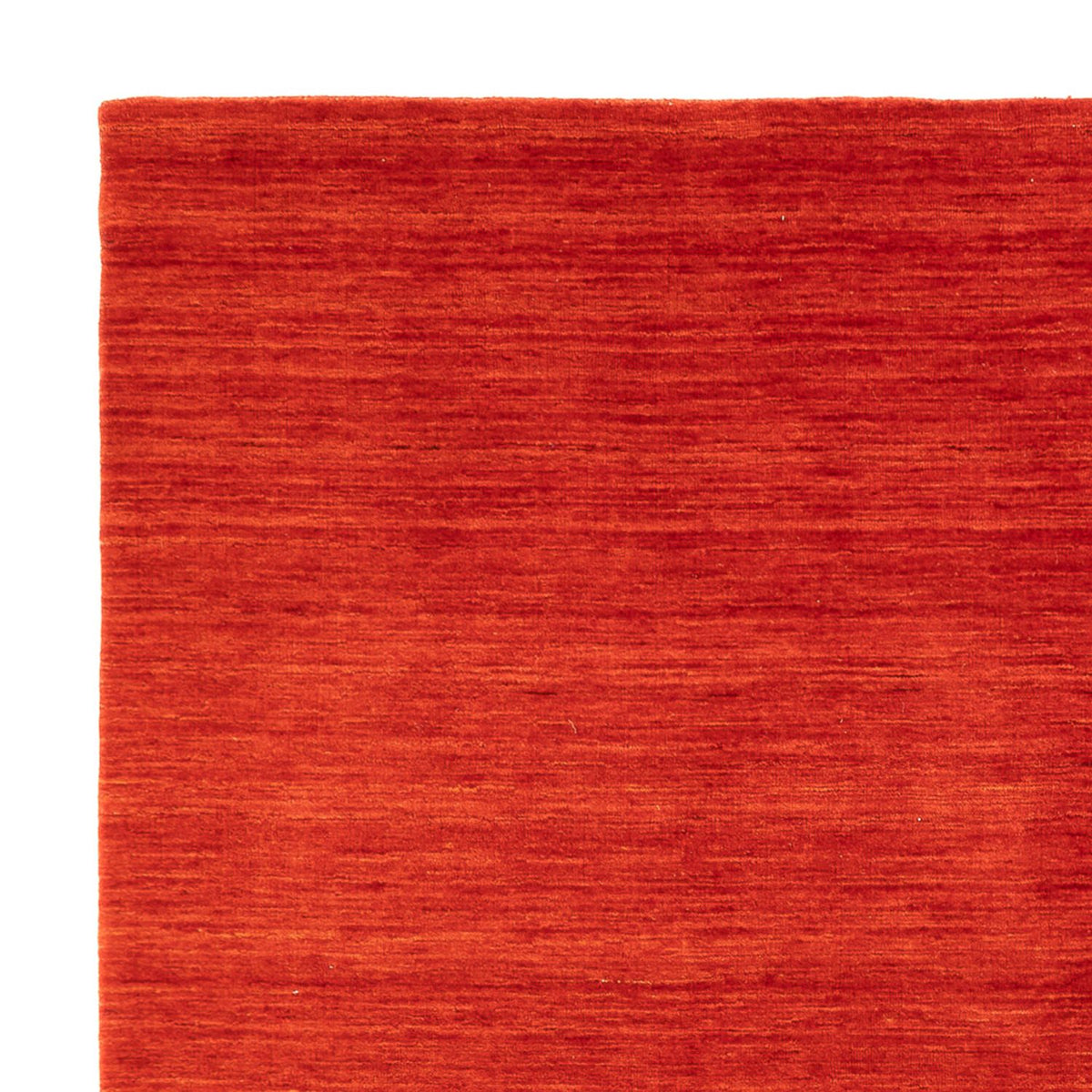 Tappeto Gabbeh - Loribaft Indus quadrato  - 200 x 200 cm - rosso
