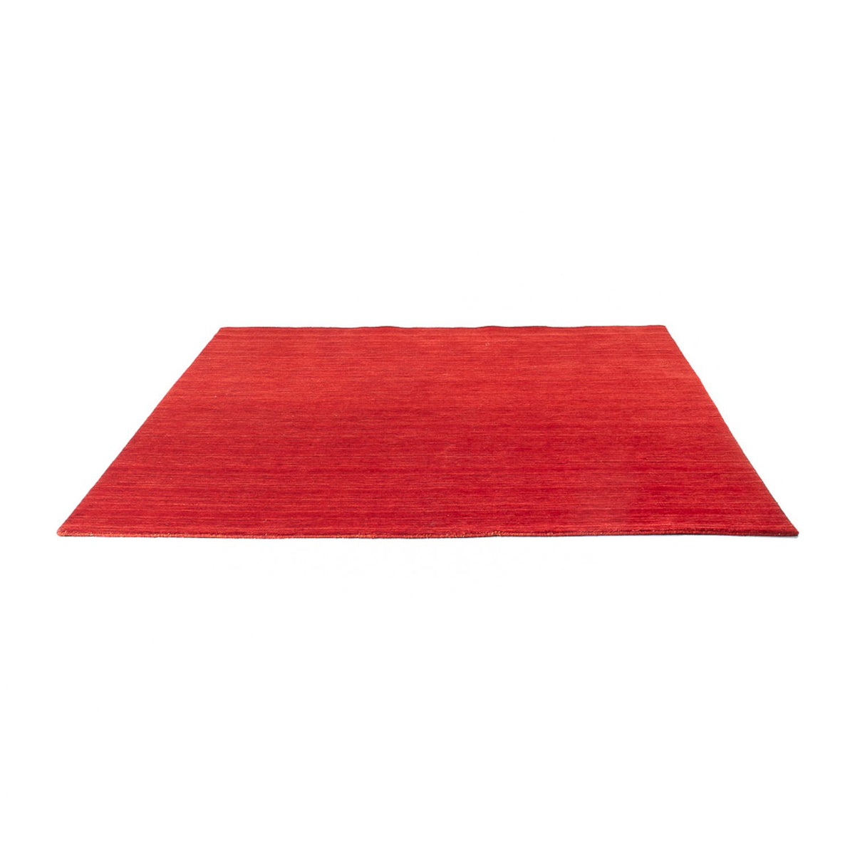 Tappeto Gabbeh - Loribaft Indus quadrato  - 200 x 200 cm - rosso