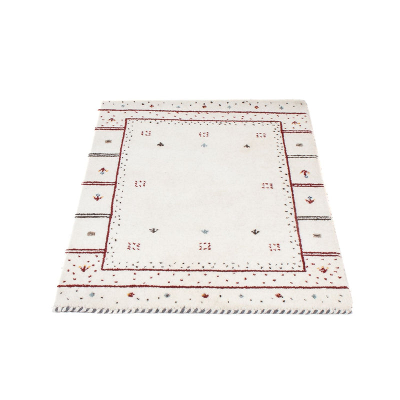 Tappeto Gabbeh - Loribaft Softy - 90 x 60 cm - grigio chiaro