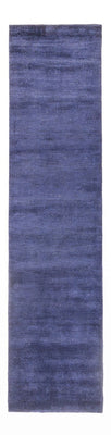 Tappeto corsia Tappeto Gabbeh - Indus - 300 x 80 cm - blu
