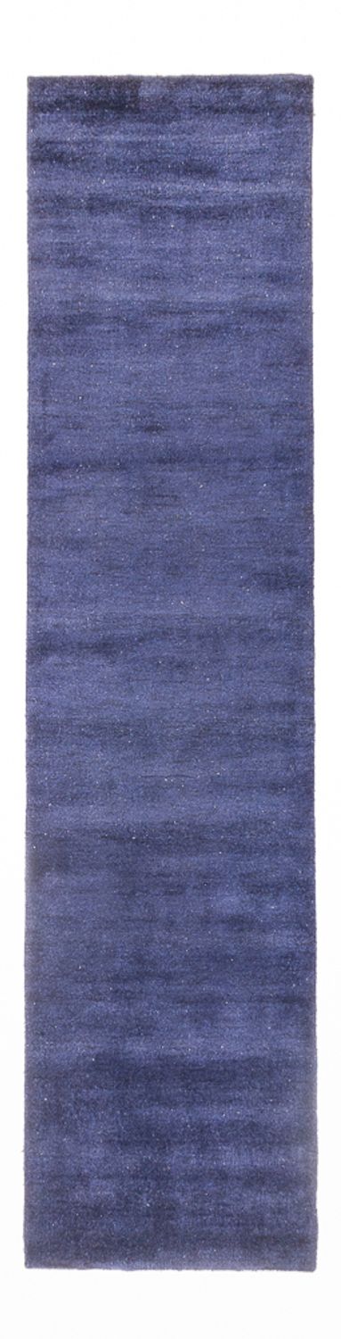 Tappeto corsia Tappeto Gabbeh - Indus - 300 x 80 cm - blu