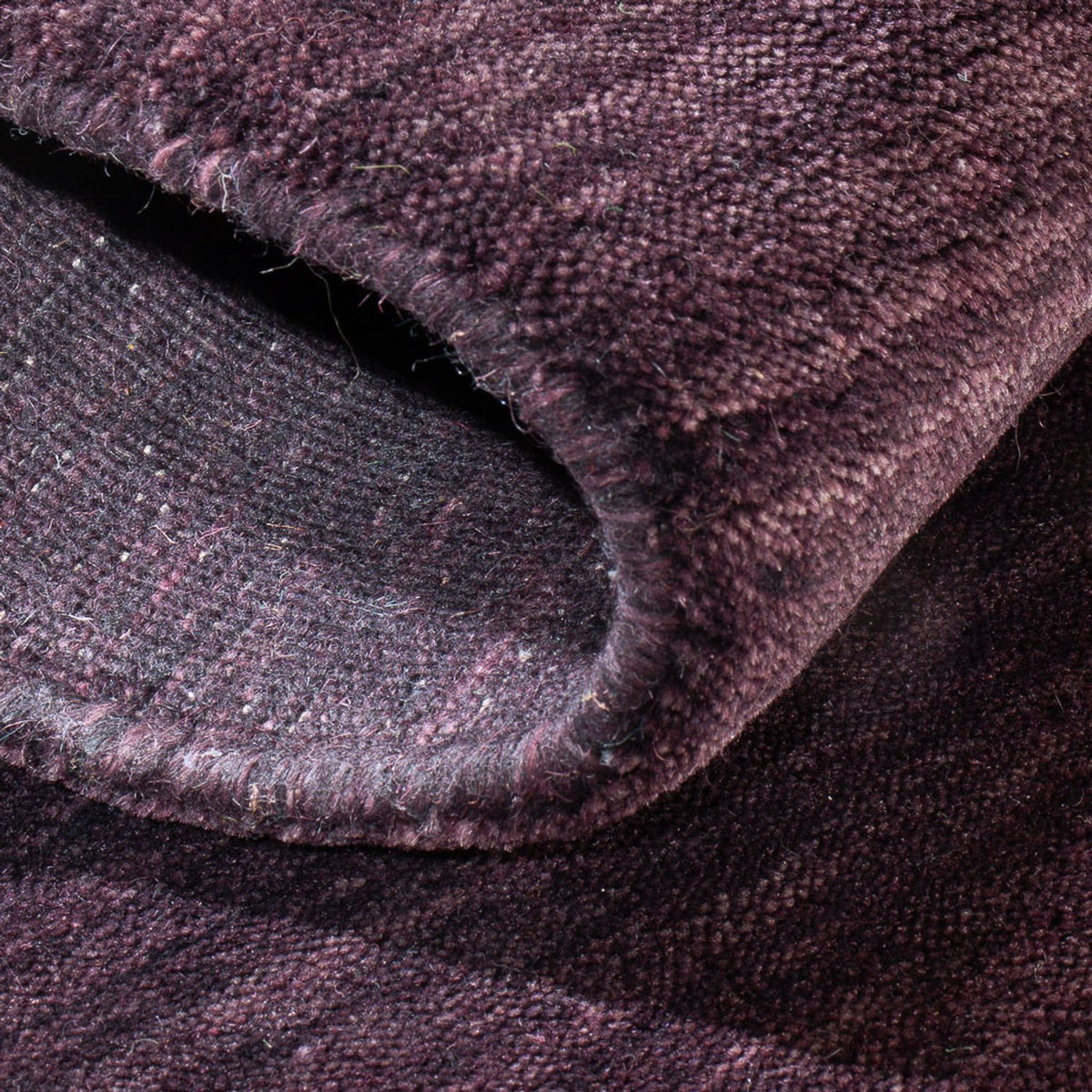 Tappeto Gabbeh - Loribaft Softy - 90 x 60 cm - viola