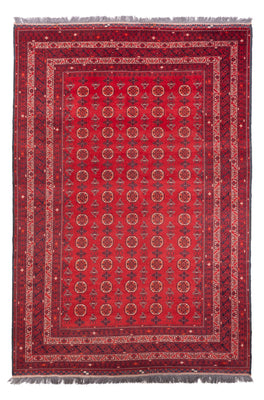 Tappeto afgano - Bukhara - 278 x 191 cm - rosso