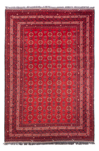 Tappeto afgano - Bukhara - 278 x 191 cm - rosso