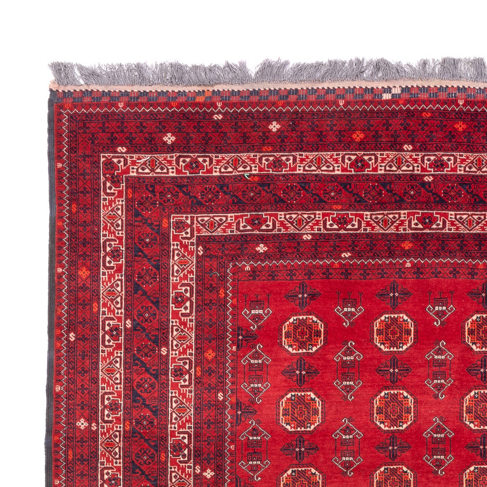 Tappeto afgano - Bukhara - 278 x 191 cm - rosso