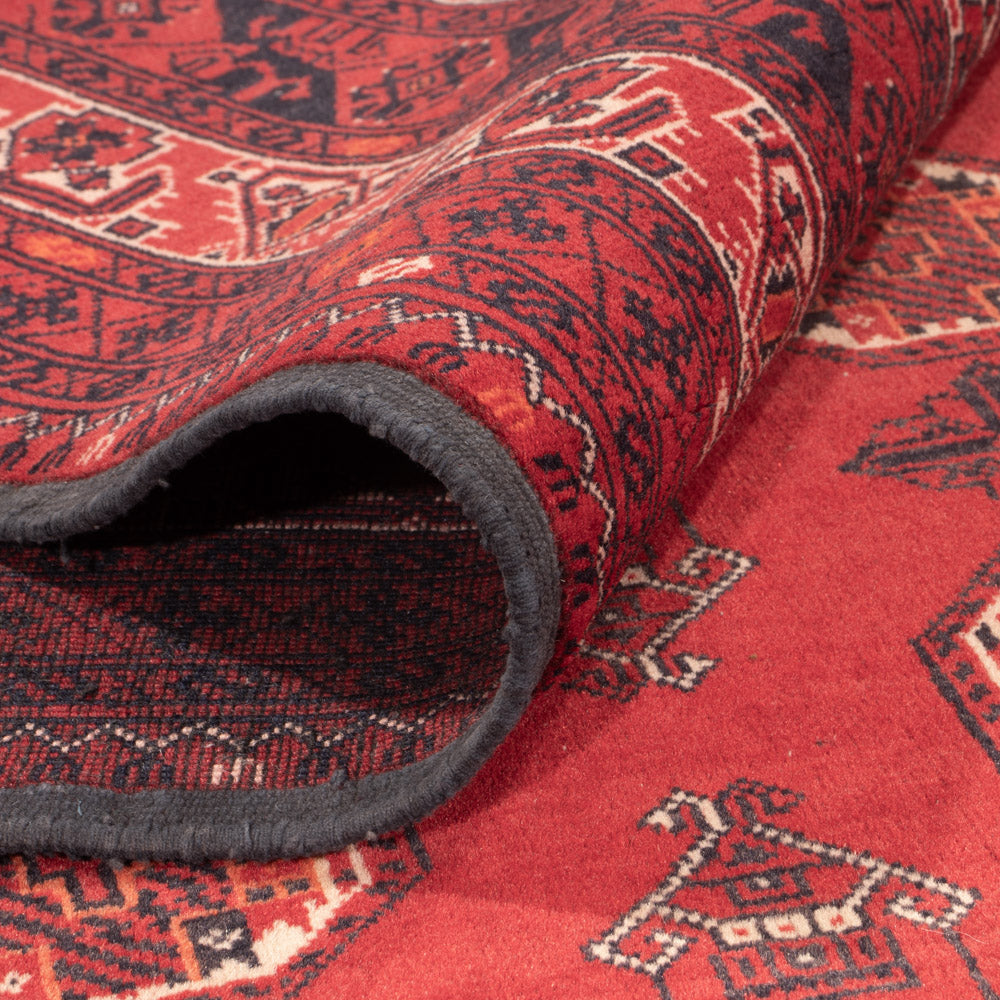 Tappeto afgano - Bukhara - 278 x 191 cm - rosso