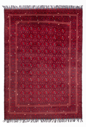 Tappeto afgano - Bukhara - 281 x 193 cm - rosso
