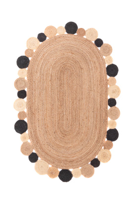 Tappeto in juta - 200 x 140 cm - naturale