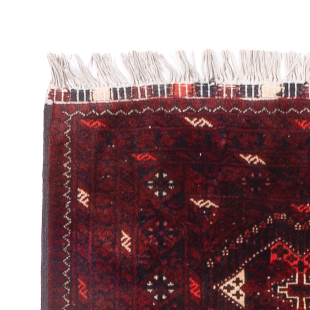 Tappeto corsia Tappeto afgano - 293 x 78 cm - rosso