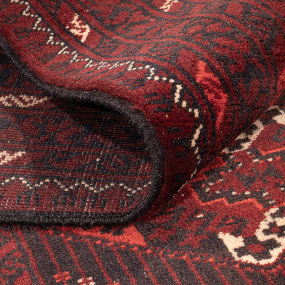 Tappeto corsia Tappeto afgano - 293 x 78 cm - rosso