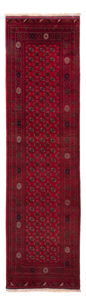Tappeto corsia Tappeto afgano - Bukhara - 296 x 78 cm - rosso
