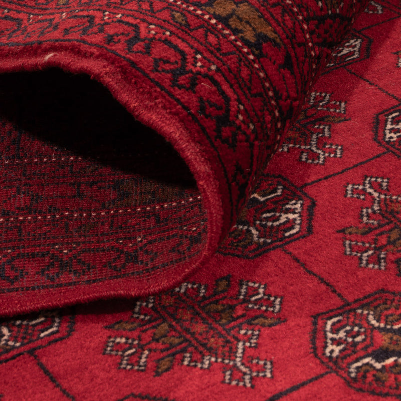 Tappeto corsia Tappeto afgano - Bukhara - 296 x 78 cm - rosso