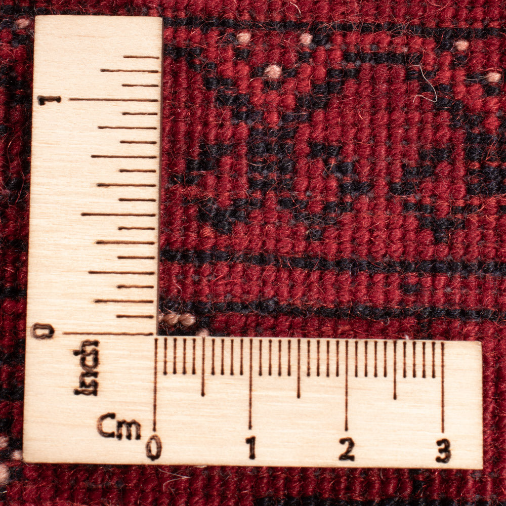 Tappeto corsia Tappeto afgano - Bukhara - 296 x 78 cm - rosso