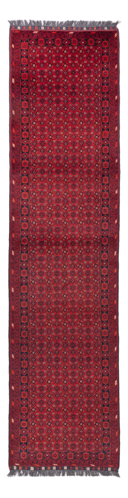Tappeto corsia Tappeto afgano - Bukhara - 332 x 76 cm - rosso