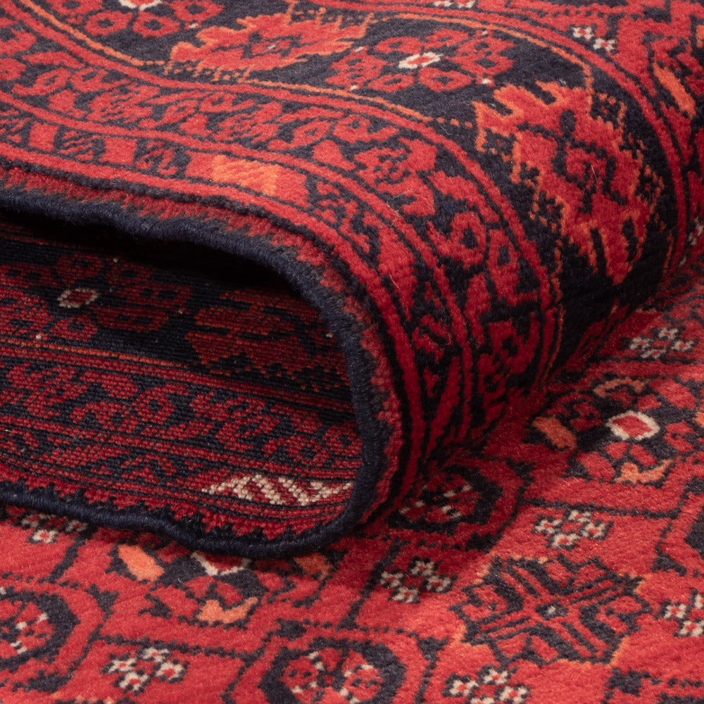 Tappeto corsia Tappeto afgano - Bukhara - 332 x 76 cm - rosso