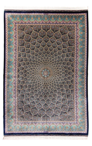 Tappeto Persero - Ghom - 300 x 200 cm - blu scuro