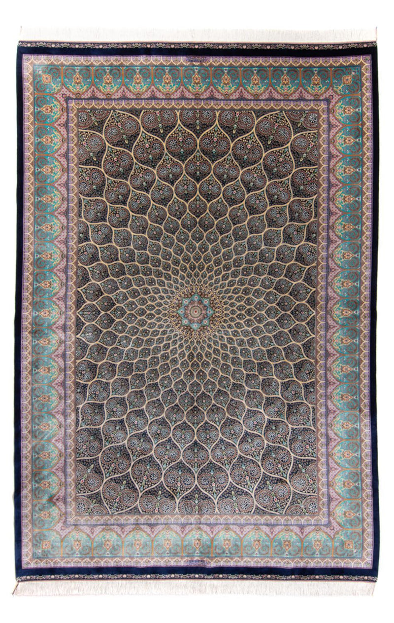 Tappeto Persero - Ghom - 300 x 200 cm - blu scuro
