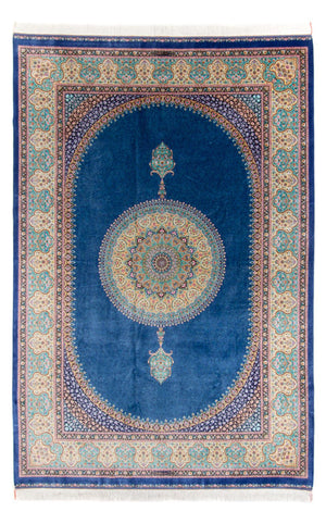 Tappeto Persero - Ghom - 300 x 200 cm - blu