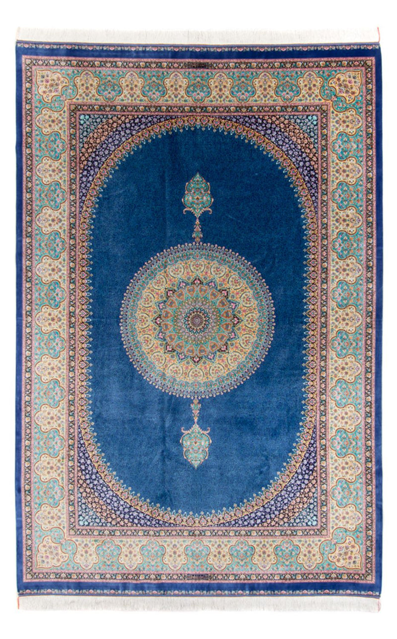Tappeto Persero - Ghom - 300 x 200 cm - blu