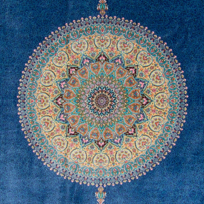 Tappeto Persero - Ghom - 300 x 200 cm - blu
