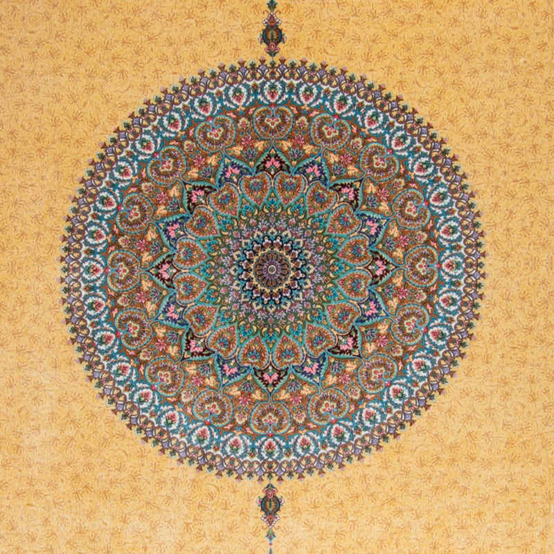 Tappeto Persero - Ghom - 300 x 200 cm - oro