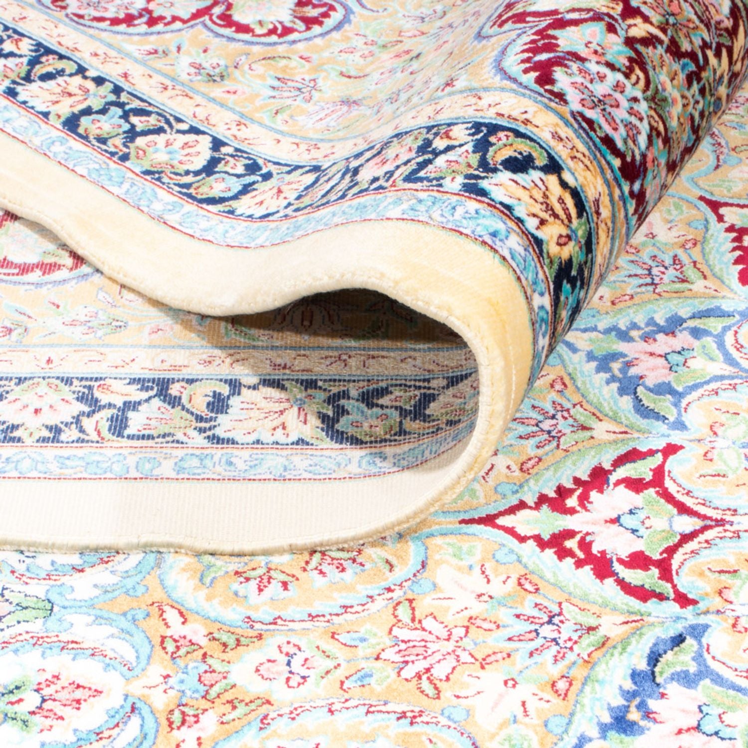 Tappeto Persero - Ghom - 300 x 200 cm - oro