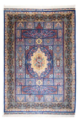 Tappeto Persero - Ghom - 300 x 200 cm - blu