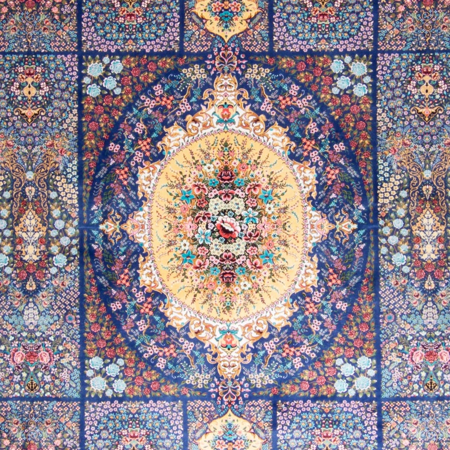 Tappeto Persero - Ghom - 300 x 200 cm - blu
