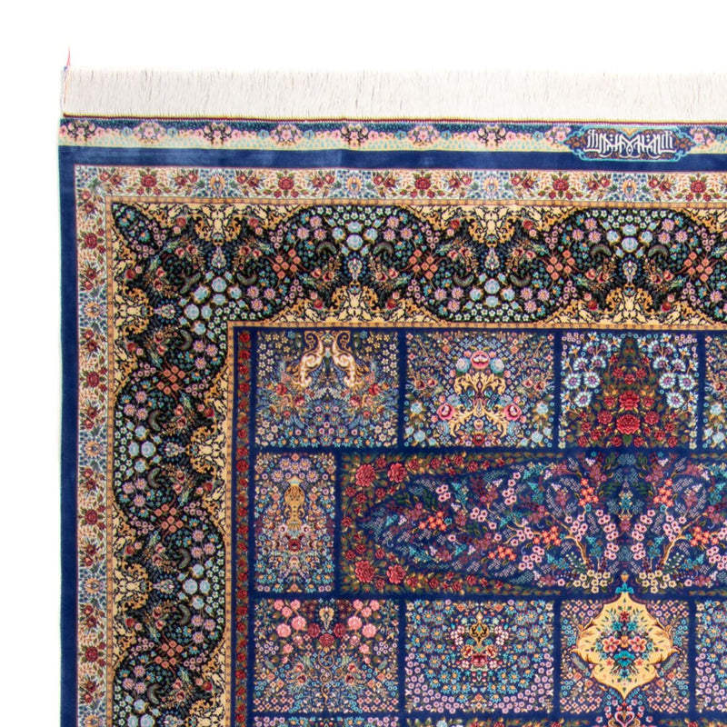 Tappeto Persero - Ghom - 300 x 200 cm - blu