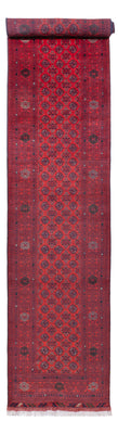 Tappeto corsia Tappeto afgano - Bukhara - 479 x 89 cm - rosso